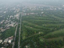 Aerial view of city Lahore in Pakistan on 2023-07-16 photo