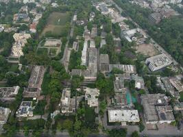 Aerial view of city Lahore in Pakistan on 2023-07-16 photo