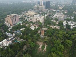 Aerial view of city Lahore in Pakistan on 2023-07-16 photo