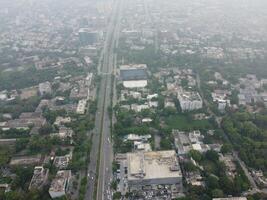 Aerial view of city Lahore in Pakistan on 2023-07-16 photo