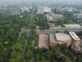 Aerial view of city Lahore in Pakistan on 2023-07-16 photo