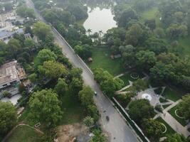 Aerial view of city Lahore in Pakistan on 2023-07-16 photo