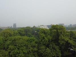 Aerial view of city Lahore in Pakistan on 2023-07-16 photo