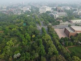 Aerial view of city Lahore in Pakistan on 2023-07-16 photo