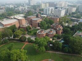 Aerial view of city Lahore in Pakistan on 2023-07-16 photo