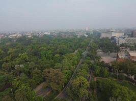 Aerial view of city Lahore in Pakistan on 2023-07-16 photo