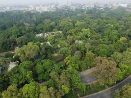 Aerial view of city Lahore in Pakistan on 2023-07-16 photo