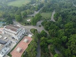 Aerial view of city Lahore in Pakistan on 2023-07-16 photo