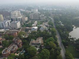 Aerial view of city Lahore in Pakistan on 2023-07-16 photo