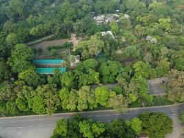 Aerial view of city Lahore in Pakistan on 2023-07-16 photo