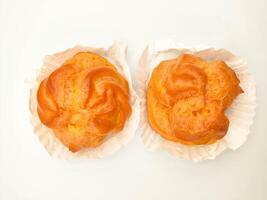 sabroso eso, kue sus, auténtico asiático Pastelería tratar lleno con cremoso fla foto