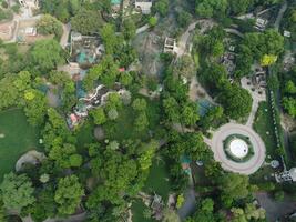 Drone view of Public park on 2023-07-17 in Lahore Pakistan photo