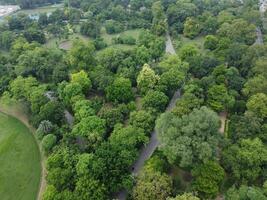 Aerial view of green city on 2023-09-17 in Lahore Pakistan photo