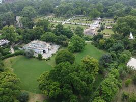 Aerial view of green city on 2023-09-17 in Lahore Pakistan photo