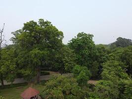 Aerial view of Jinah Garden on 2023-07-17 in Lahore Pakistan. photo