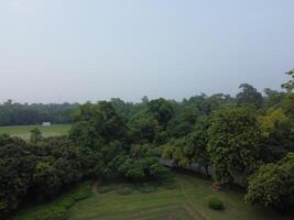 Aerial view of Jinah Garden on 2023-07-17 in Lahore Pakistan. photo