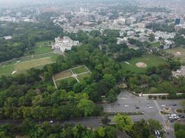 Aerial view of Jinah Garden on 2023-07-17 in Lahore Pakistan. photo