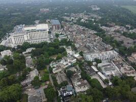 Aerial view of Jinah Garden on 2023-07-17 in Lahore Pakistan. photo