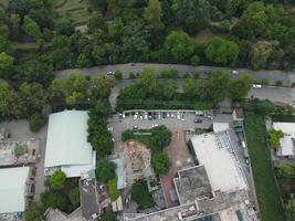 Aerial view of Jinah Garden on 2023-07-17 in Lahore Pakistan. photo