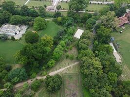 Aerial view of Jinah Garden on 2023-07-17 in Lahore Pakistan. photo