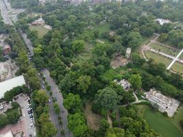 aéreo ver de alto formas en ciudad lahore de Pakistán en 2023-07-17. foto