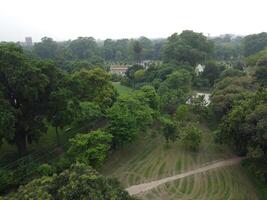 Aerial view of high ways in City Lahore of Pakistan on 2023-07-17. photo