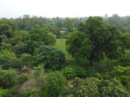 Aerial view of high ways in City Lahore of Pakistan on 2023-07-17. photo