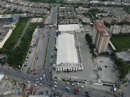 Aerial view of high ways in City Lahore of Pakistan on 2023-07-17. photo