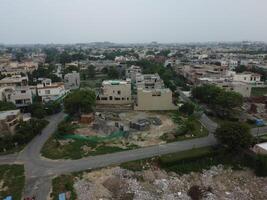 Aerial view of high ways in City Lahore of Pakistan on 2023-07-17. photo