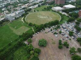 Aerial view of residential are  on 2024-07-22 in Lahore, Pakistan photo