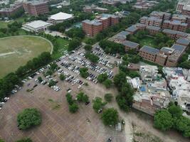 Aerial view of residential are  on 2024-07-22 in Lahore, Pakistan photo