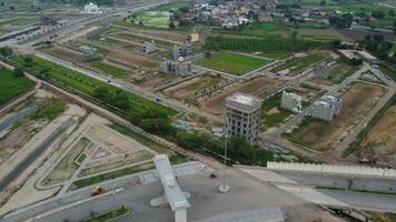 Aerial view of residential are  on 2024-07-22 in Lahore, Pakistan video