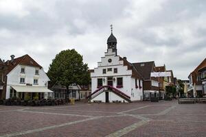 Central square of Lingen. Germany. photo