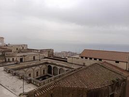 Panorama of Naples from Castel Sant'Elmo offers a breathtaking view of the city's vibrant streets, historic landmarks, and the mesmerizing beauty of the Bay of Naples photo