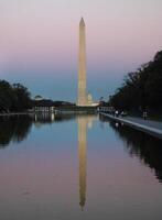 Washington Monumento reflexión foto