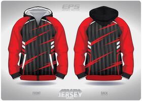 EPS jersey sports shirt vector.abstract pattern design, illustration, textile background for sports long sleeve hoodie vector