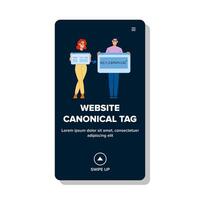 coding website cannonica tag vector