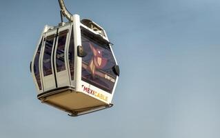 Mexicable in the State of Mexico, Mexico, aerial cable transport photo