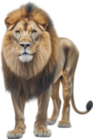 ai généré crayon de couleur esquisser de une lion. png