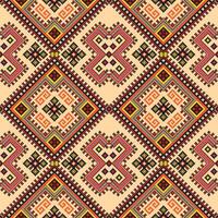 Seamless pattern. Geometric cross stitch pattern. Design for squares,diamonds,fabric,boho,carpet,fabric,ikat,tribal,batik,vector,illustration,pattern,embroidery,retro,ukrainian,zigzag,seamles vector