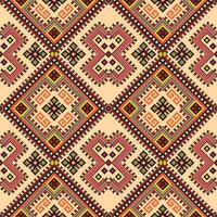 Seamless pattern. Geometric cross stitch pattern. Design for squares,diamonds,fabric,boho,carpet,fabric,ikat,tribal,batik,vector,illustration,pattern,embroidery,retro,ukrainian,zigzag,seamles vector