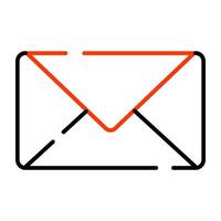 A unique design icon of mail vector