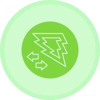 Bold Boost Multicolor Circle Icon vector