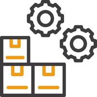 Inventory Management Two Color Icon vector