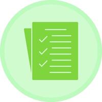 Task List Multicolor Circle Icon vector