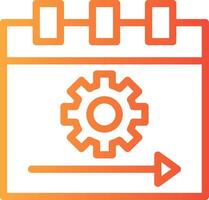 Sprint Linear Gradient Icon vector