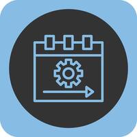 Sprint Linear Round Icon vector