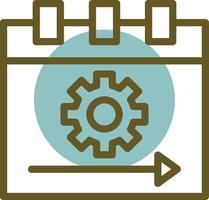 Sprint Linear Circle Icon vector