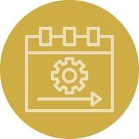 Sprint Line Multi color Icon vector