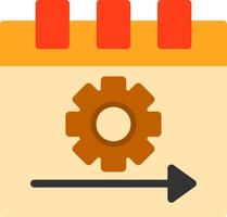 Sprint Flat Icon vector